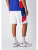 Champion Shorts in Weiß/ Dunkelblau/ Rot