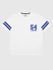 Champion Shirt in Weiß/ Blau