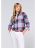 Polo Sylt Blouse - regular fit - lichtroze/turquoise/donkerblauw