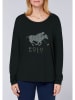 Polo Sylt Longsleeve in Schwarz