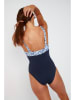 Livia Monte-Carlo Badpak "Hinoki" donkerblauw/blauw/wit