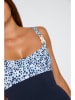 Livia Monte-Carlo Badpak "Hinoki" donkerblauw/blauw/wit