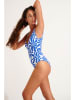 Livia Monte-Carlo Badpak "Pyla" blauw/wit