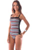Livia Monte-Carlo Badpak "Suaya" donkerblauw/rood/wit