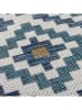 Flair Rugs Outdoor-Teppich "Zia" in Blau/ Gelb