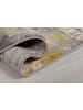 Flair Rugs Kurzflor-Teppich "Wonderlust" in Grau/ Senf