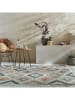 Flair Rugs Outdoor-Tepich "Zion" in Creme/ Beige/ Blau