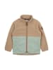 mikk-line Fleecejacke in Mint/ Hellbraun