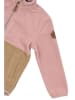 mikk-line Fleece jas lichtroze/lichtbruin
