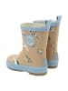 mikk-line Gummistiefel in Hellblau/ Beige