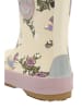 mikk-line Gummistiefel in Lila/ Creme