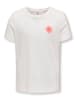 KIDS ONLY Shirt "Happy" in Weiß