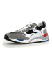 Voile Blanche Skórzane sneakersy w kolorze szaro-białym