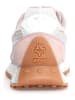W6YZ Leder-Sneakers in Weiß/ Lila
