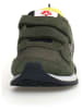 W6YZ Leder-Sneakers in Khaki/ Gelb
