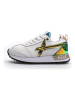 W6YZ Leder-Sneakers in Weiß