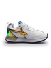 W6YZ Leder-Sneakers in Weiß