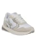 W6YZ Leder-Sneakers in Weiß/ Silber