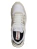W6YZ Leder-Sneakers in Weiß/ Silber