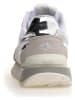 W6YZ Leder-Sneakers in Weiß/ Silber