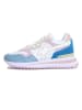 W6YZ Leder-Sneakers  in Weiß/ Rosa
