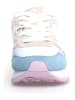 W6YZ Leder-Sneakers  in Weiß/ Rosa