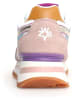 W6YZ Leder-Sneakers in Weiß/ Rosa