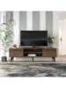 Evila TV-meubel "Brendon" bruin - (B)160 x (H)48,2 x (D)39,6 cm