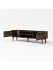 Evila TV-meubel "Brendon" bruin - (B)160 x (H)48,2 x (D)39,6 cm