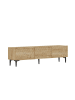Evila TV-meubel "Felix" beige - (B)160 x (H)44,1 x (D)31,4 cm