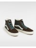 Vans Skórzane sneakersy w kolorze brązowo-oliwkowym