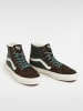 Vans Leder-Sneakers "SK8 Hi" in Braun/ Grün