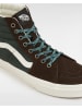 Vans Leder-Sneakers "SK8 Hi" in Braun/ Grün