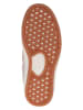 Vans Leder-Sneakers in Beige/ Rosa