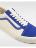 Vans Skórzane sneakersy w kolorze kremowo-niebieskim