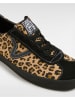 Vans Leren sneakers zwart/beige