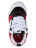 Vans Leder-Sneakers in Schwarz/ Rot