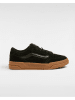 Vans Leder-Sneakers in Schwarz/ Hellbraun