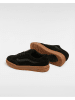 Vans Leder-Sneakers in Schwarz/ Hellbraun