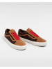 Vans Leder-Sneakers in Schwarz/ Hellbraun