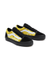 Vans Leder-Sneakers in Schwarz/ Gelb