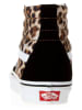 Vans Leder-Sneakers in Schwarz/ Beige