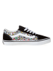 Vans Leder-Sneakers in Schwarz/ Bunt