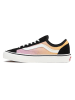 Vans Leder-Sneakers in Schwarz/ Rosa
