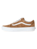 Vans Leder-Sneakers in Hellbraun
