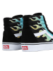 Vans Leder-Sneakers in Schwarz/ Türkis