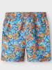 name it Badeshorts "Zaglos" in Hellblau/ Orange
