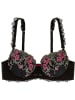 Dorina Balconette-BH in Schwarz/ Pink