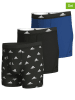 adidas 3er-Set: Boxershorts in Schwarz/ Blau