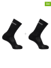 SALOMON Skarpety funkcyjne (2 pary) "Evasion Crew" w kolorze czarnym